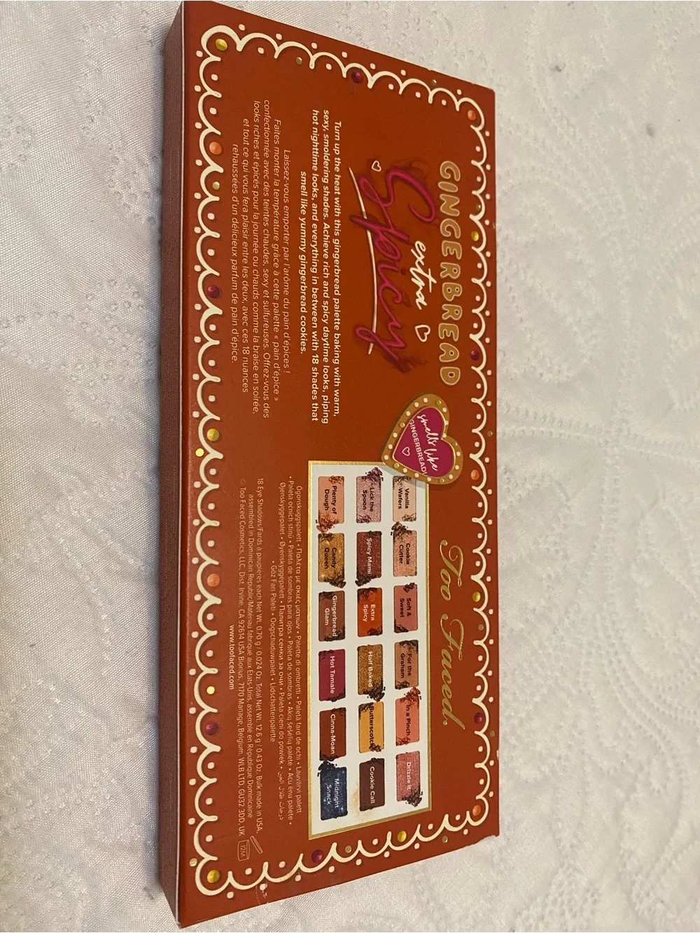 Too Faced Gingerbread Extra Spicy Eyeshadow Palette